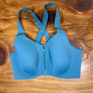 Knix Women's Bra 6+ Front zip Wireless Nylon Back Closure Nylon Padded Wireless
